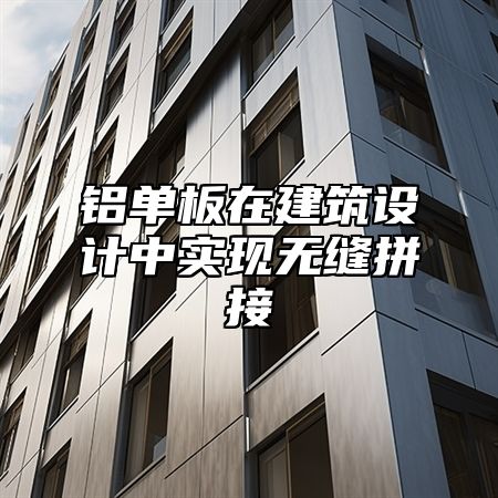 铝单板在建筑设计中实现无缝拼接
