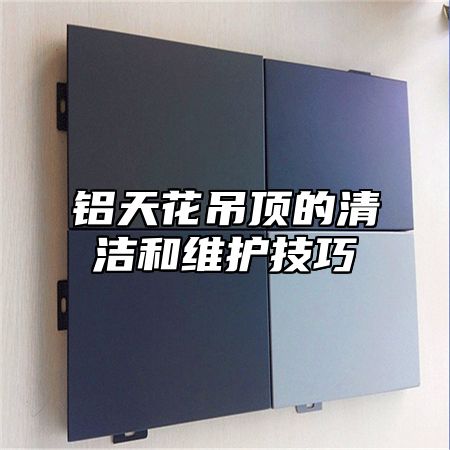 铝天花吊顶的清洁和维护技巧