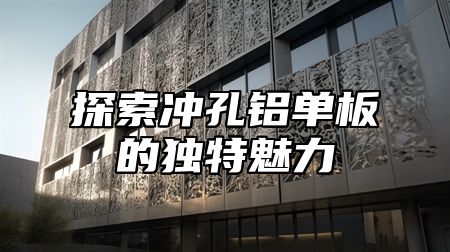 探索冲孔铝单板的独特魅力