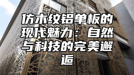 仿木纹铝单板的现代魅力：自然与科技的完美邂逅