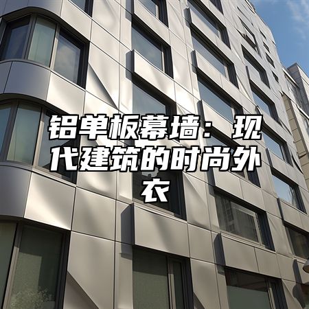 铝单板幕墙：现代建筑的时尚外衣