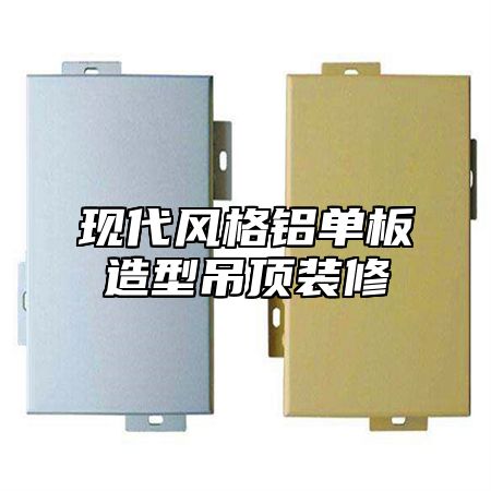 现代风格铝单板造型吊顶装修