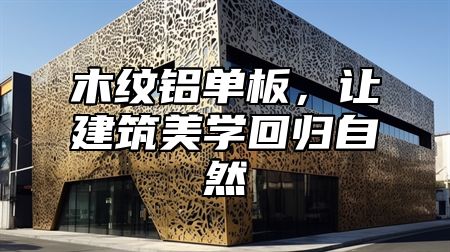 木纹铝单板，让建筑美学回归自然