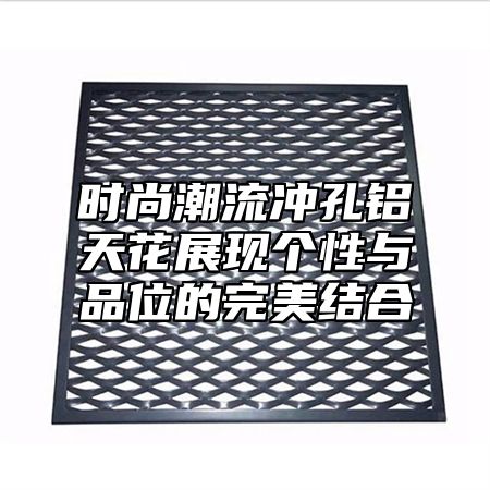 时尚潮流冲孔铝天花展现个性与品位的完美结合