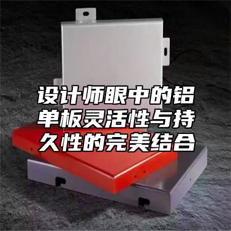 设计师眼中的铝单板灵活性与持久性的完美结合
