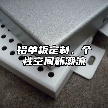 铝单板定制，个性空间新潮流