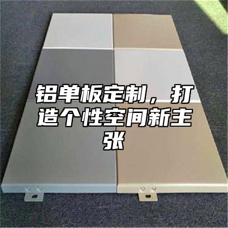铝单板定制，打造个性空间新主张