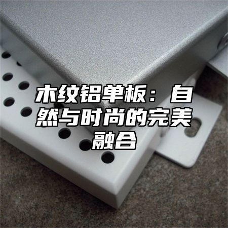 木纹铝单板：自然与时尚的完美融合