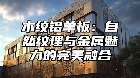 木纹铝单板：自然纹理与金属魅力的完美融合