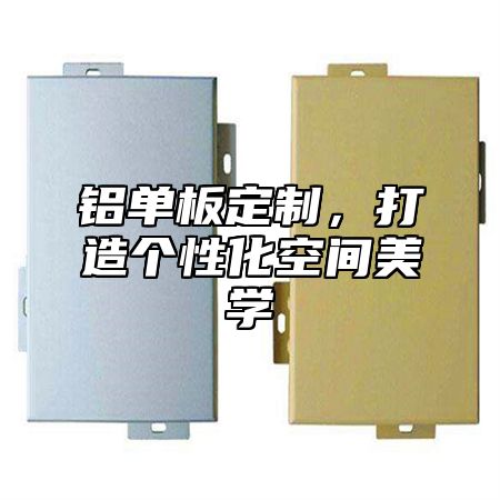 铝单板定制，打造个性化空间美学