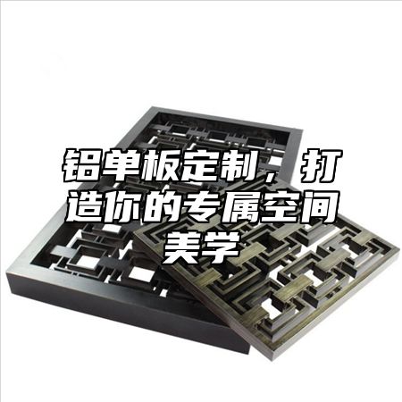 铝单板定制，打造你的专属空间美学