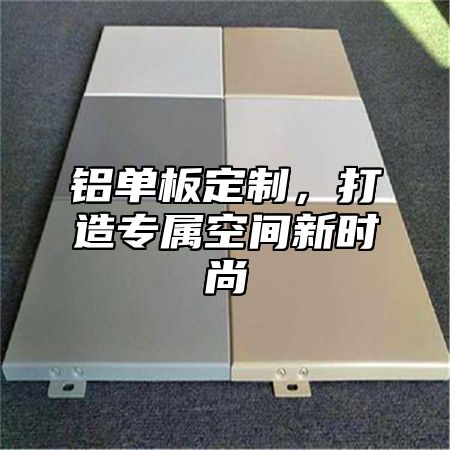 铝单板定制，打造专属空间新时尚