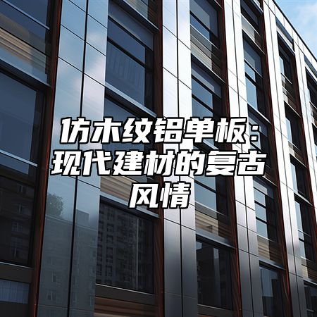 仿木纹铝单板：现代建材的复古风情